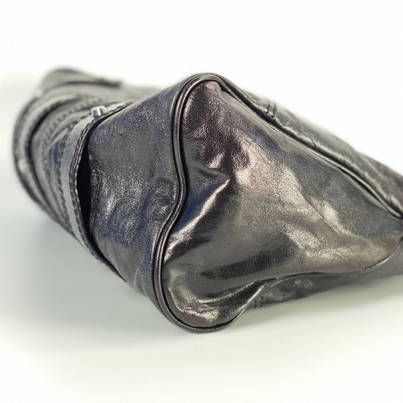 Authentic Valentino Metallic Catch Satchel - Picture 4 of 14